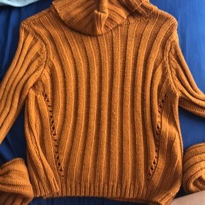 Super soft dark mustard sweater